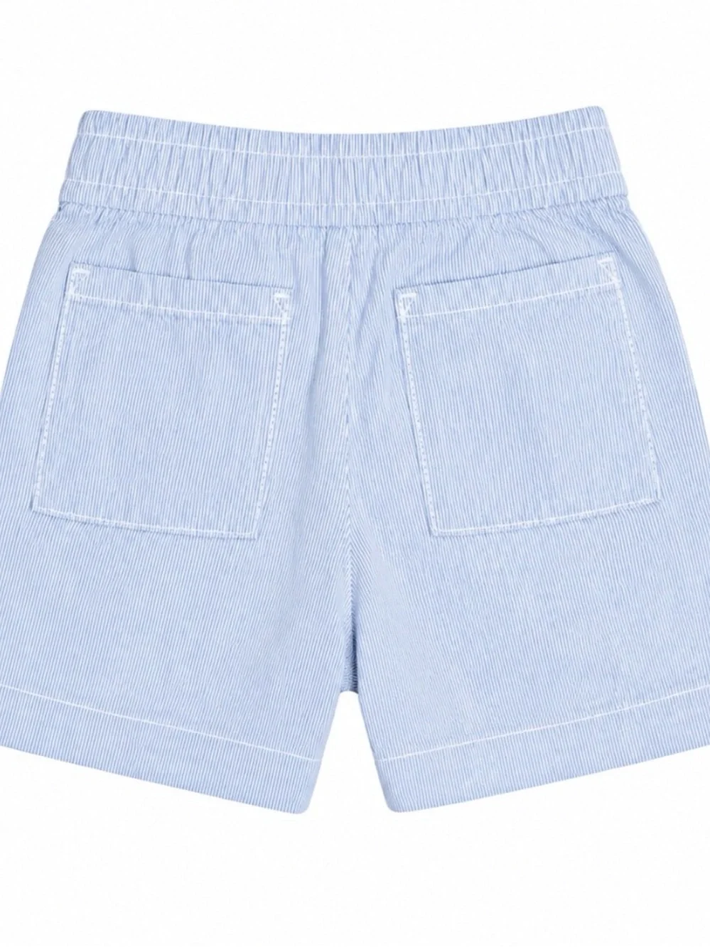 GAP Blue Pinstripe Drawstring Shorts